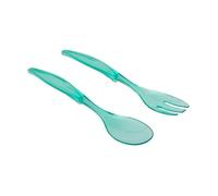 Couverts À Salade - Grand Chef - Lot De 2 - 29,5 Cm - Polystyrène - Vert Menthe