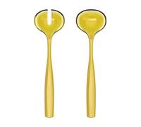 Couverts à salade jaunes 28 cm guzzini