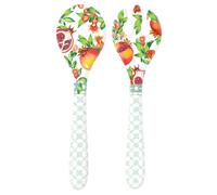 Les Jardins de la Comtesse - Couverts à salade en Mélamine Pure - Séville - 33 cm - Service de Table de la Vaisselle Quasi-Incassable MelARTmine