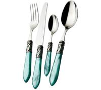 Couverts - Bugatti - Aladdin - 31 Pièces - Vert - Inox - Compatible Lave-Vaisselle