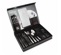Couverts - Cheffinger - 24 Pièces - Argent - Compatible Lave-Vaisselle - Élégant