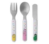 Couverts d'apprentissage barbapapa blanc TU