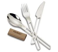 Couverts en acier inoxydable Primus Campfire - Fourchette et cuillère à couteaux