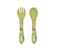 Couverts en silicone cracky le dinosaure