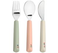 Lot de 3 couverts en silicone Happy Fruits LÄSSIG blush TU