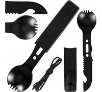 Couverts multifonctionnels 8en1 CTS-01-Noir KP37295