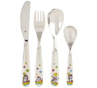 WMF Ensemble de couverts enfants Licorne 4 pièces inox compatible lave-vaisselle multicolore