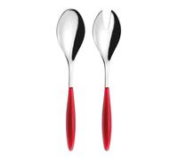 COUVERTSÀ SALADE 'FEELING' "CUTLERY" Rouge transparent