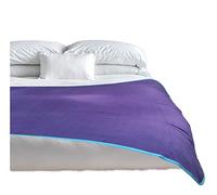 Couverture 100 % imperméable pour adultes et animaux domestiques - Violet/bleu - 203,2 x 152,4 cm - Garde tout au sec peu importe à quel point il devient humide - Ultrasoft et silencieux - Anti-fuite