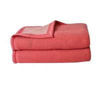 Couverture 100% Pure Laine Vierge Double Face "Volta" 500 Gr/M² Toison D'or - Volta Myosotis Ciel - 240 X 300 Cm
