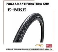 Couverture 700x42 antiperforation vélo électrique trekking 37-622 caoutchouc ...