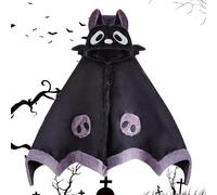 Couverture à capuche portable en forme de chauve-souris de dessin animé, couverture portable en forme de chauve-souris, Couverture à capuche au design de chauve-souris mignonne, super douce avec des a