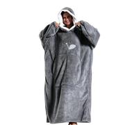 Couverture à capuche pour adulte - Pull surdimensionné en polaire chaude | Couverture portable unisexe pour les fêtes, les promenades avec le chien, les activités de plein air, les jeux et