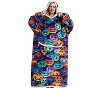 Couverture à capuche surdimensionnée avec poche géante, couverture sweat-shirt pour femmes et hommes, taille unique convient à tous, taille unique