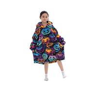 Couverture à capuche surdimensionnée pour enfants - Couverture à capuche pour filles et garçons - Couverture à capuche avec poche pour enfants et adolescents