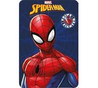 Couverture à carreaux douce et chaude 100 x 140 cm pour enfants, polaire avec impression (SPIDERMAN)