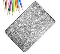 Couverture À Colorier - Colorez Votre Propre Couverture, Jeté De Canapé Lavable À Faire Soi-même, Couvertures De Coloriage Réutilisables Pour Les Familles De Garçons Et De Filles, Couvertures De