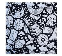 Couverture à colorier en polaire douce et confortable pour décoration de chambre à coucher pour enfants, teinte sur mesure en polaire Sherpa avec 24 stylos (heureux)