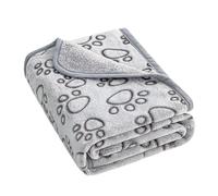 Couverture à empreintes de pattes - Literie confortable pour animal de compagnie, jeté en polaire chaude | Couvre-lit enveloppant d'animal mignon, housse de tapis doux pour chien, tapis de protection