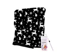 Couverture à peindre soi-même pour adultes, décoration de Noël, couverture à faire soi-même, pour enfants, adultes, parents, amateurs de bricolage, anniversaire, Noël, jeu d'intérieur, salon, chambre