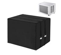 Couverture AC Extérieur - 25,59 pouces 600D | Tissu Oxford Perle Coton Aluminium Doublure Feuille Couverture Imperméable Coupe-Vent pour Jardin Patio Yard Balcony Apartment