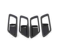 Couverture Acier 4X Décoration Couvercle Bol Poignée Porte Intérieure Voiture Pour Toyota Pour CHR Pour C-HR 2016 2017 2018 2019 2020 2021 ABS Plastique Fibre Carbone