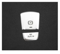 Couverture Acier Pour BMW G01 G02 G30 G32 Console Poignée Changement Vitesse Bouton P Couverture Décorative X3 X4 Série 5 Pour 6gt Auto Intérieur Autocollant Style(B Model Silver)