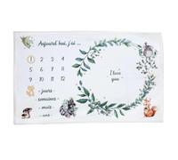 Couverture âge étape bébé Nature - Vert