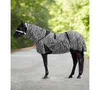 Waldhausen Couverture anti-eczéma Zèbre effet noir et blanc 145 cm