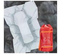 Couverture Anti-feu d'urgence - Couverture Anti-Flammes en Fibre Verre pour Les Accidents De Véhicules Électriques Ou À Carburant, Sécurité Survie en Cas d'urgence (1 Pièce)(6x9 m/19.6x29.5 ft)