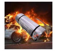 Couverture Anti-feu d'urgence pour Voiture, Couverture Anti-feu en Fibre de Verre siliconée, Protection de Survie en Cas d'accident de véhicule électrique/à Carburant(3x4m/9.8x13.1ft)