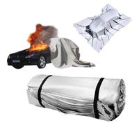 Couverture Anti-Feu pour Voiture,Couverture Anti-Feu Véhicules Électriques,Couverture d'urgence,Couverture Protection Incendie,Couverture Sécurité pour Maison Et Voiture