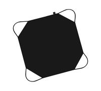 Couverture anti-flamme pliable avec poignée en tissu résistant aux grilles, couverture portable
