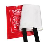 Couverture anti-incendie, couverture anti-feu en fibre de verre, couverture ignifuge, tapis de sécurité ignifuge, équipement de survie, fournitures scolaires pour l'école, la cheminée, le barbecue