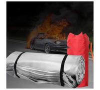 Couverture Anti-Incendie d'urgence - Fabriquée en Fibre De Verre Ignifuge (1 Pièce) pour Les Accidents Impliquant des Véhicules Électriques Ou À Carburant(6x9 m/19.6x29.5 ft)