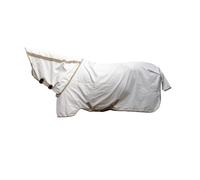 Couverture anti-insecte/été avec couvre-cou pour cheval Kentucky Horsewear Blanc 145 cm
