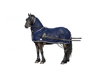 Couverture Anti-Insecte/été pour Cheval avec Couvre-Cou QHP
