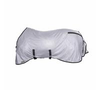 Couverture Anti-Mouche Avec Cou Back On Track Buzter - 140 Cm Gris