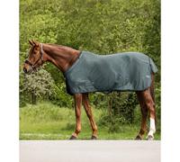 Couverture anti-mouches avec sangles croisées pour cheval Waldhausen Comfort Vert 135 cm