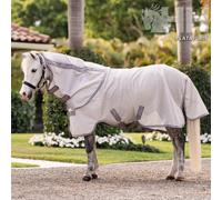 Couverture anti-mouches/été pour cheval avec couvre-cou Amigo Bug Rug Plus 206 cm Beige 155/206 cm