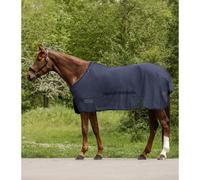 Couverture anti-mouches pour cheval avec bavette ventrale Waldhausen Comfort Bleu 145 cm