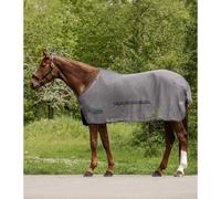 Couverture anti-mouches pour cheval avec bavette ventrale Waldhausen Comfort Gris 135 cm