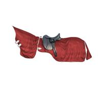 Hkm 4057052396144 Couverture Anti-Mouches avec Demi-tête Amovible Rouge foncé 3200