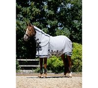 Couverture anti-mouches pour cheval avec couvre-cou LeMieux Kudos Gladiator Gris 100 cm