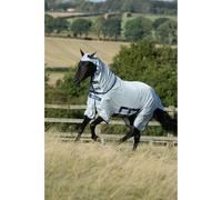 Couverture anti-mouches pour cheval Bucas Buzz-Off X Gris 130 cm