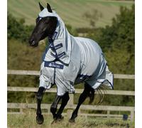 Couverture anti-mouches pour cheval Bucas Buzz-Off X Gris 145 cm