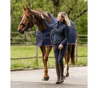 Couverture anti-mouches pour cheval d’été Waldhausen Cooler Bleu 165 cm