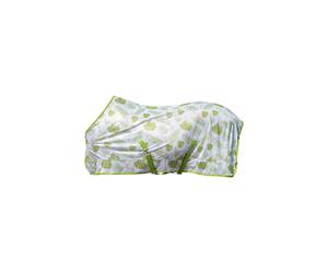 Couverture anti-mouches pour cheval HKM Flamingo Vert 115 cm