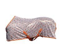 Couverture anti-mouches pour cheval HKM Splash Orange 85 cm