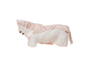 Couverture anti-mouches pour cheval imperméable Kentucky Combo Comfort Beige 140 cm